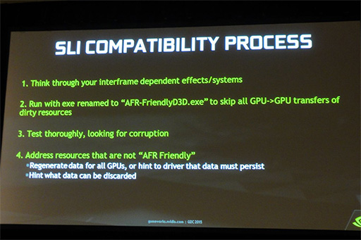 GDC 2015NVIDIAޥGPUΥդкޤǸʤäAFRפ̩餫