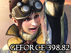 MONSTER HUNTER: WORLD׺ŬǤȤʤGeForce 398.82 Driverפо