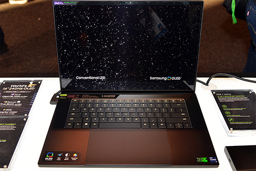 Thunderbolt 5ܤΡRazer Blade 18פ4K3̤ǤΥץ쥤ǽˡ CES 2024Razer֡ݡ