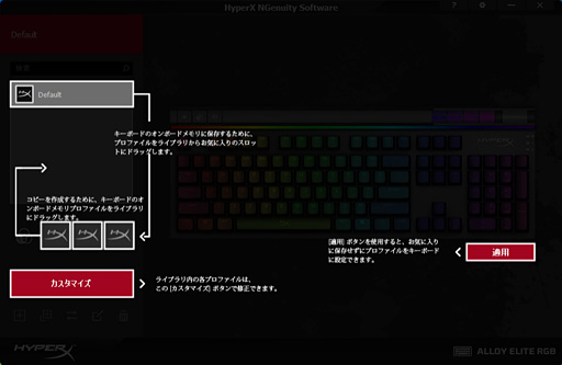 Alloy Elite RGB ӥ塼HyperXMMOMOBAޡѡפȰ֤Ť¿ǽܡɡμϤ