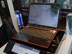 #007Υͥ/COMPUTEX 200805MSIPumaץץåȥեΥޡΡPCHybrid GraphicsбΥХΡPC