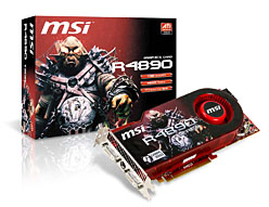 MSIååǤATI Radeon HD 4890ɤԾ