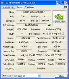 #007Υͥ/奨ȥ꡼GPUβͤõGeForce 9500 GTץӥ塼Ǻ 