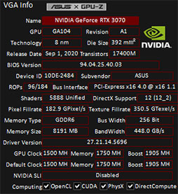 ASUSRTX 3070ɡROG-STRIX-RTX3070-O8G-GAMINGץӥ塼緿顼ˤ륯ååפRTX 2080 TiĶ