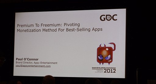 #001Υͥ/GDC 2012̵ΥᡣiOSüѥץΥҥåȥ᡼Appy EntertainmentμײˡȤ