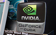 CUDA򥢥ԡ뤹NVIDIAΥ٥ȳšܤϾGeForce 9800 GTXܥɤDVDȥ꡼ӥǥι