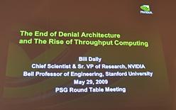 NVIDIAοեƥȡBill Dally᤬ֱ顣CPUϽ˸äƤ