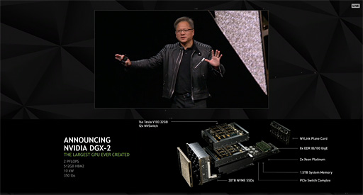  No.005Υͥ / GTC 2018NVIDIA81920CUDA Core礷GPUɡDGX-2ȯɽȯΡNVSwitchפ16Tesla³