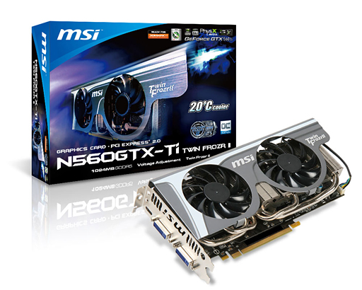 Twin Frozr II׺ѤOCGTX 560 TiʤɡMSI2ʤȯ