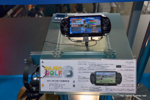 TGS 2011PlayStation VitaΡ֤ߤʤGOLF 6פץ쥤ͤࡼӡǷǺܡVitaʤǤϤΤäȤͷӿڤ