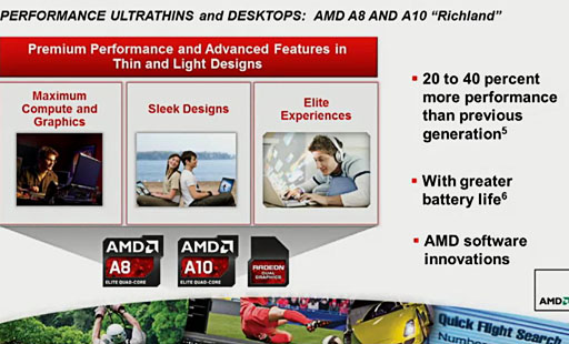 AMD2013ǯʥɥޥåפåɥx86 SoCTrinityѡRadeon HD 8000M꡼γפ餫