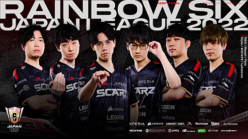 ץeݡĥSCARZפRainbow Six Japan League 2022ɤ˻