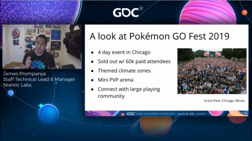 #002Υͥ/GDC 2021ϡ֥ݥGOפ緿٥ȡPok&#00233;mon GO Fest 2020򿶤֤롣ΥС볫ŤϤɤΤ褦