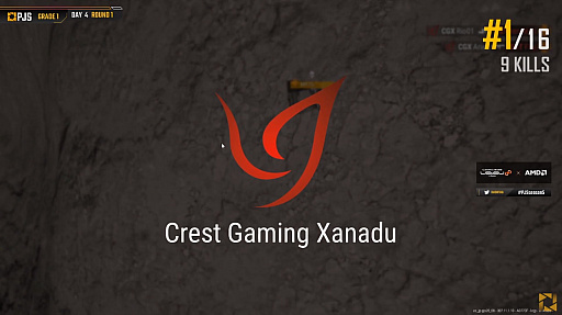 #003Υͥ/PUBG JAPAN SERIESSeason5 Grade1 Day4ݡȡCrest Gaming Xanadu3٤Υɥ󾡤