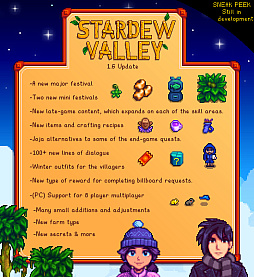 Stardew Valleyס8ǯФܿ3000ܤˡ319緿åץǡ1.6PCۿͽ