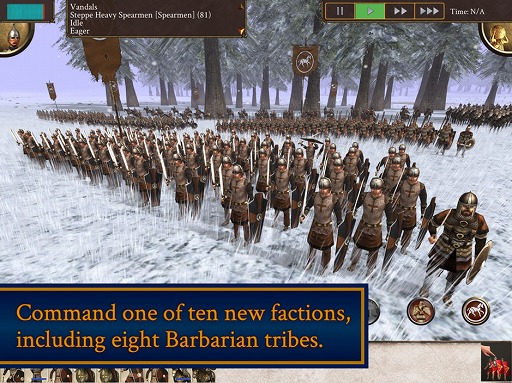 RTSROMETotal War - Barbarian Invasionפ˥ޡȥեо졣iPadǤǹ600ߤۿ