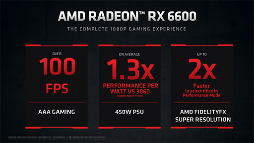 AMDGPURadeon RX 6600פȯɽGeForce RTX 3060ĩ魯Navi 2XΥȥ꡼ߥɥ륯饹GPU