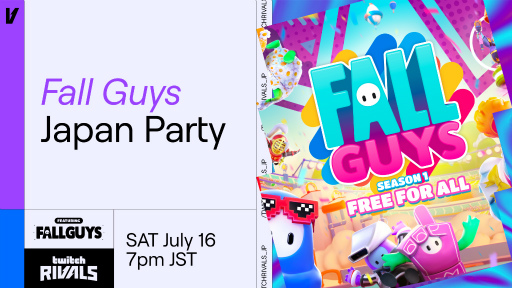 #001Υͥ/Twitch٥ȡTwitch Rivals: Fall Guys Japan Partyפ7161900곫