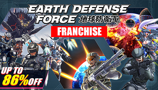 SteamǡEARTH DEFENSE FORCEסϵɱҷ˥꡼86󥪥դʽꥻ뤬ȡܻ3173ޤ