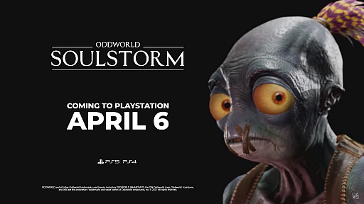 PS5/PS4ǡOddworld: Soulstormפ2021ǯ46ȯ䡣PS PlusԤPS5Ǥɲʤǥåץ졼ɤǽ