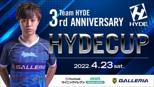 TEAM HYDEΩ3ǯǰHYDE CUPפȡ˲CUPפ427˳