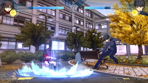 MELTY BLOOD: TYPE LUMINAסͭԸšɤλ郎ȯɽХȥ륢䥲ΥܥǧǤҲưθ