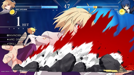 MELTY BLOOD: TYPE LUMINAפFate꡼饻С꡼ȥԡɤøդȤ륭饯