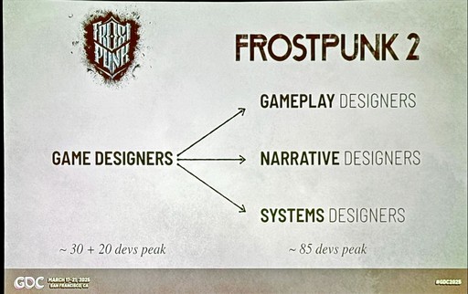  No.002Υͥ / GDC 2025ϡFrostpunk 2פˤ륷ƥȥʥƥ֤ͻ硣11 bit studiosJakub Stokalski᤬GDCǸäȯů