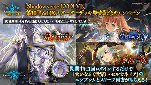  No.003Υͥ / Shadowverse EVOLVEס2ǯǰDXǥå10ƥѥåGods of the Arcanaפ419Ʊȯ