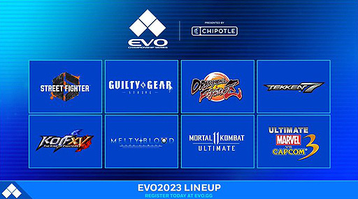 EVO 2023Υᥤ󶥵8ȯɽEVOǥӥ塼Υ6GGST⡼11UŴ7KOF15֥TLDFZ륫