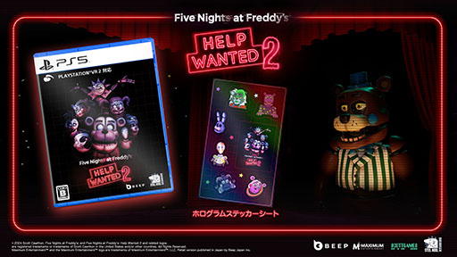 PS5PSVR2ۥ顼Five Nights at Freddy's Help Wanted 2סѥåǤ1024ȯ