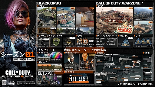 Call of Duty: Black Ops 6פΥ1ܻ֤1115ȡ¿ο俷ޥåסץåץϥȤʤɤο⡼ɤɲͽ