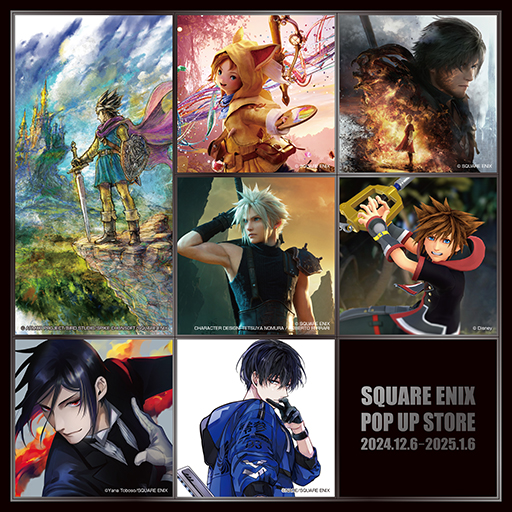 SQUARE ENIX POP UP STORE Ź126Ƥӳš֥ɥ饯ץȤŸ俷ʤ»