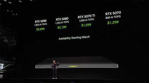 NVIDIAGPUGeForce RTX 50ץ꡼ȯɽǾ̥ǥǽGeForce RTX 5070פǼ¸