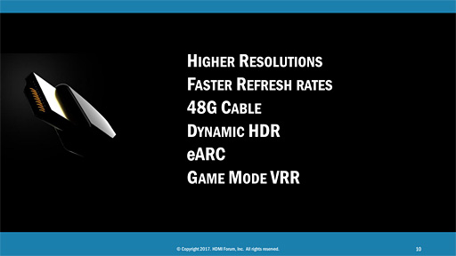  No.006Υͥ / CES 2017ϡHDMI 2.1פʲHDMIAdaptive SyncɤʡGame Mode VRRפ8K/60Hz4K/120Hzɽʤɤ̤ܶ