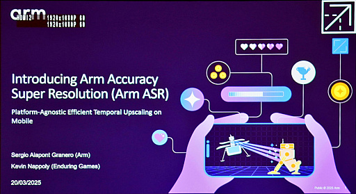  No.004Υͥ / GDC 2025AMDFSR 2ARM¤!?ARM Accuracy Super ResolutionפϥХ륲ߥ󥰤εȤʤ뤫