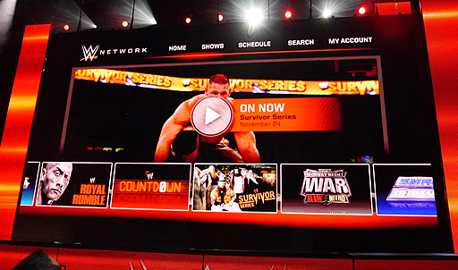 CES 2014ƤΥץ쥹WWEWWE Networkפ2014ǯ2ƤǥȡPS4ʤɤǤİǽ24֤Υȥ꡼ߥ